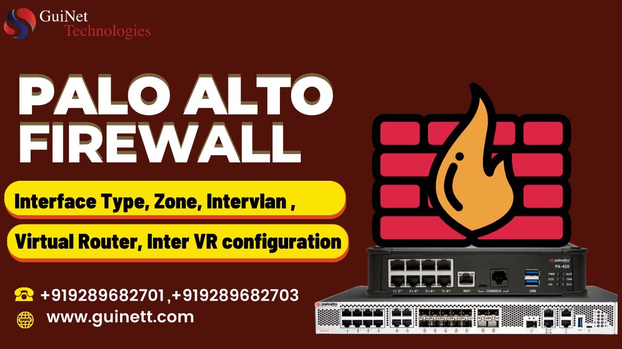 Live Palo-Alto Firewall- Interface Type, Zone, Intervlan , Virtual Router, Inter VR configuration