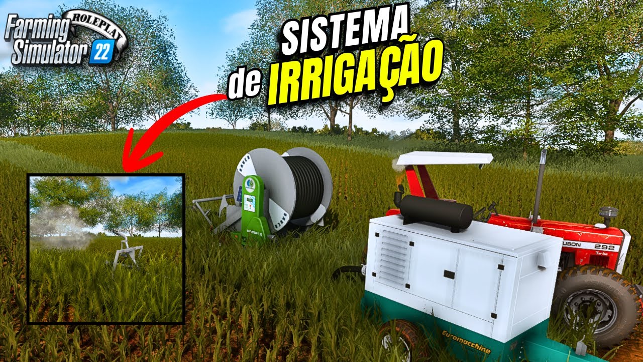 Comprei um Sistema de Irrigação para o Milho #Ep53 l Farming Simulator 22