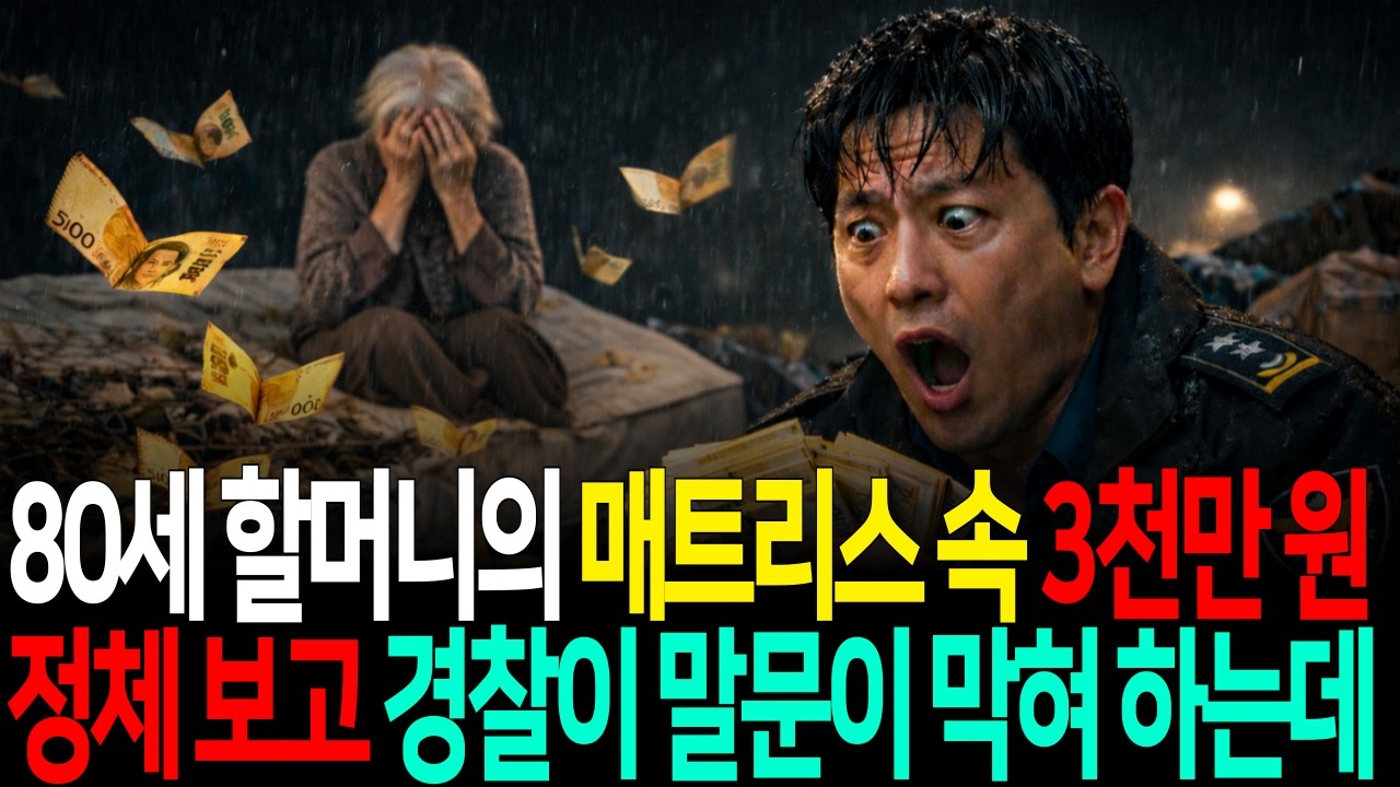 쓰레기장에 버려진 80세 할머니의 매트리 속 3천만 원 정체 보고 경찰이 말문이 막혀하는 이유