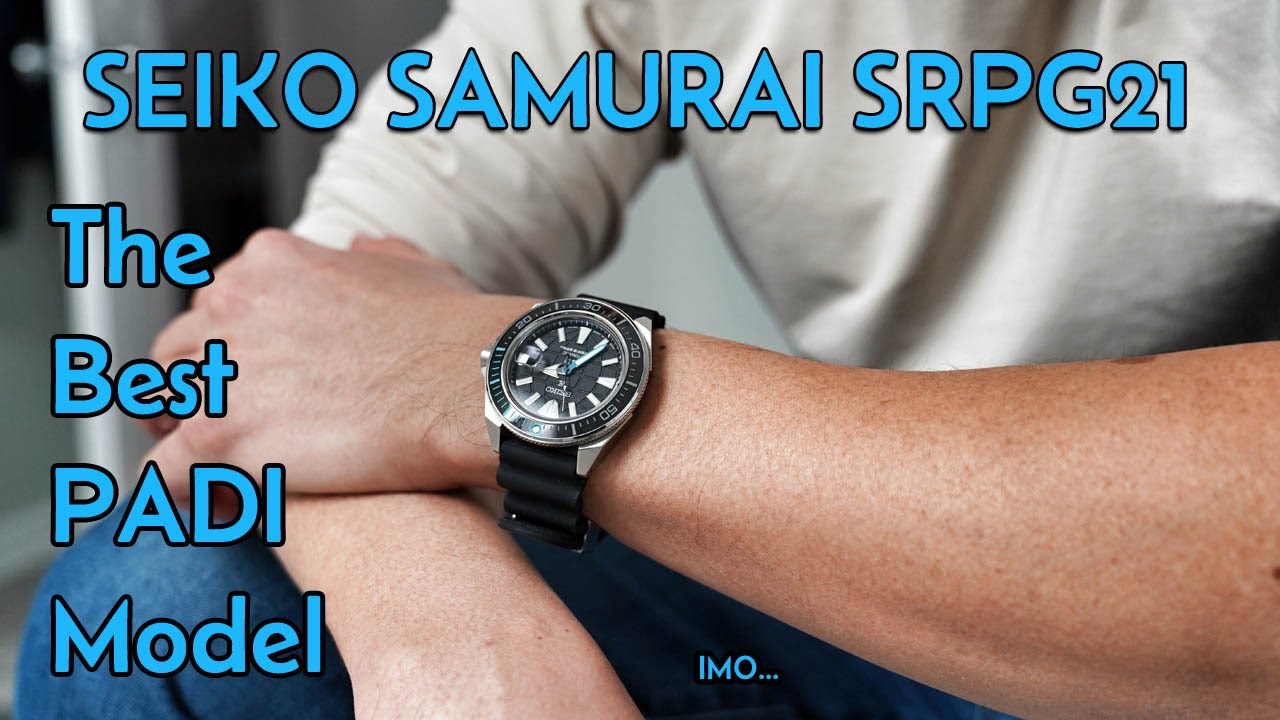 Seiko SRPG21 Samurai PADI — лучший дайвер PADI