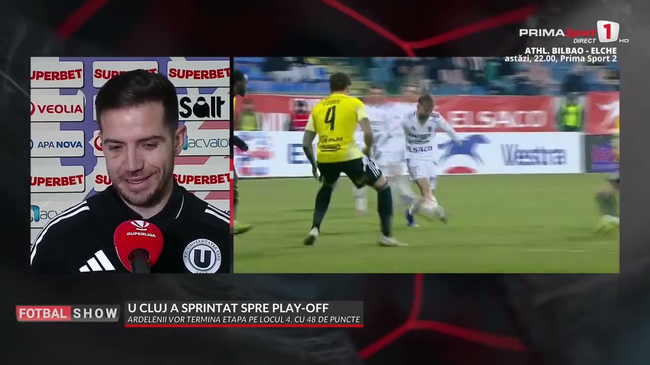 INTERVIU. Chipciu, din nou savuros, după Botoșani - “U” Cluj, 1-3. „Am înnebunit cu calculele!”