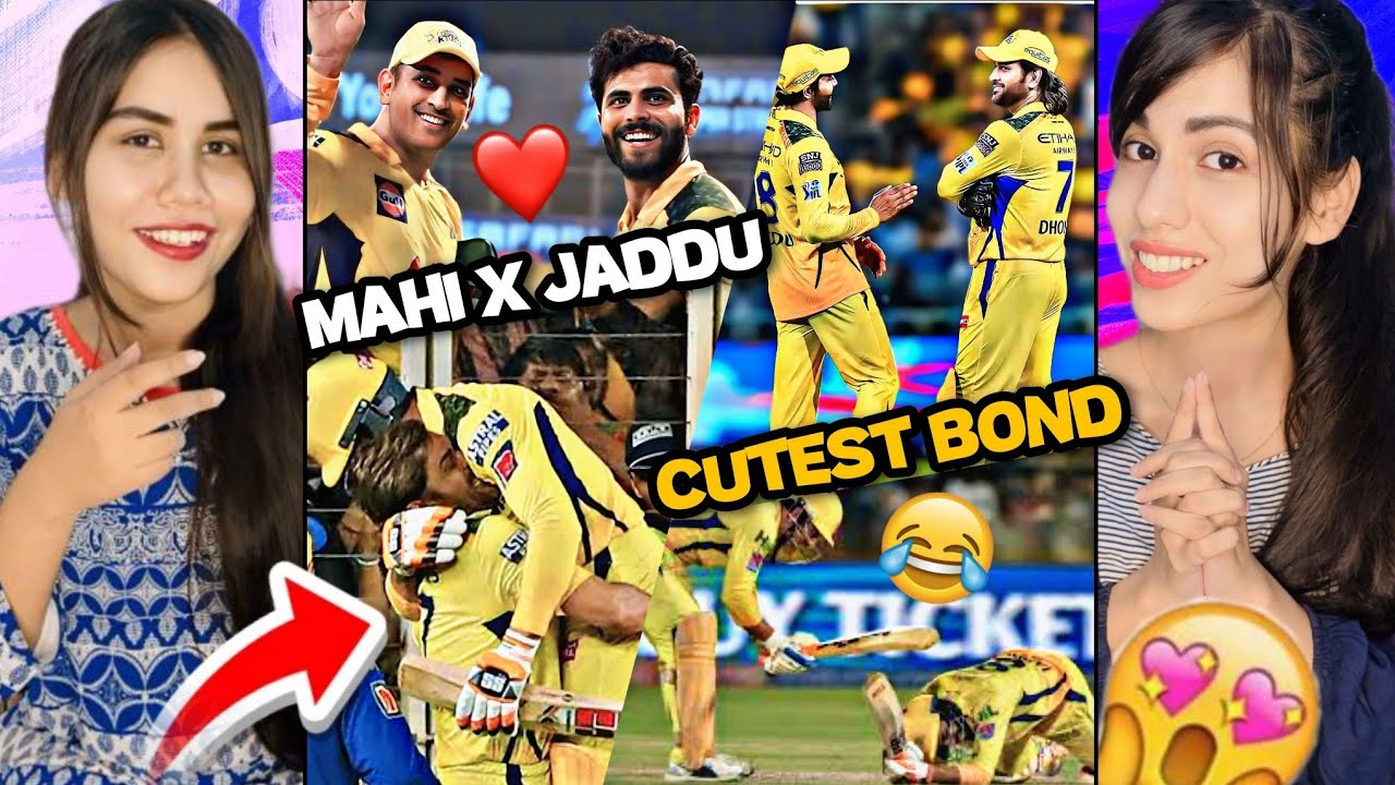 MS Dhoni & Sir Ravindra Jadeja's Cutest Friendship Moments 😍 Reaction | CSK Legends | Mahi & Jaddu🦁