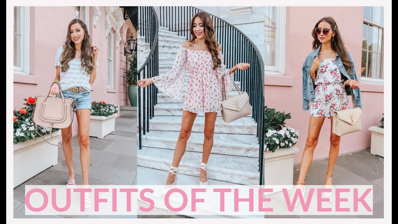SUMMER OUTFITS OF THE WEEK | CHARLESTON, SC EDITION! | VACATION OUTFIT IDEAS