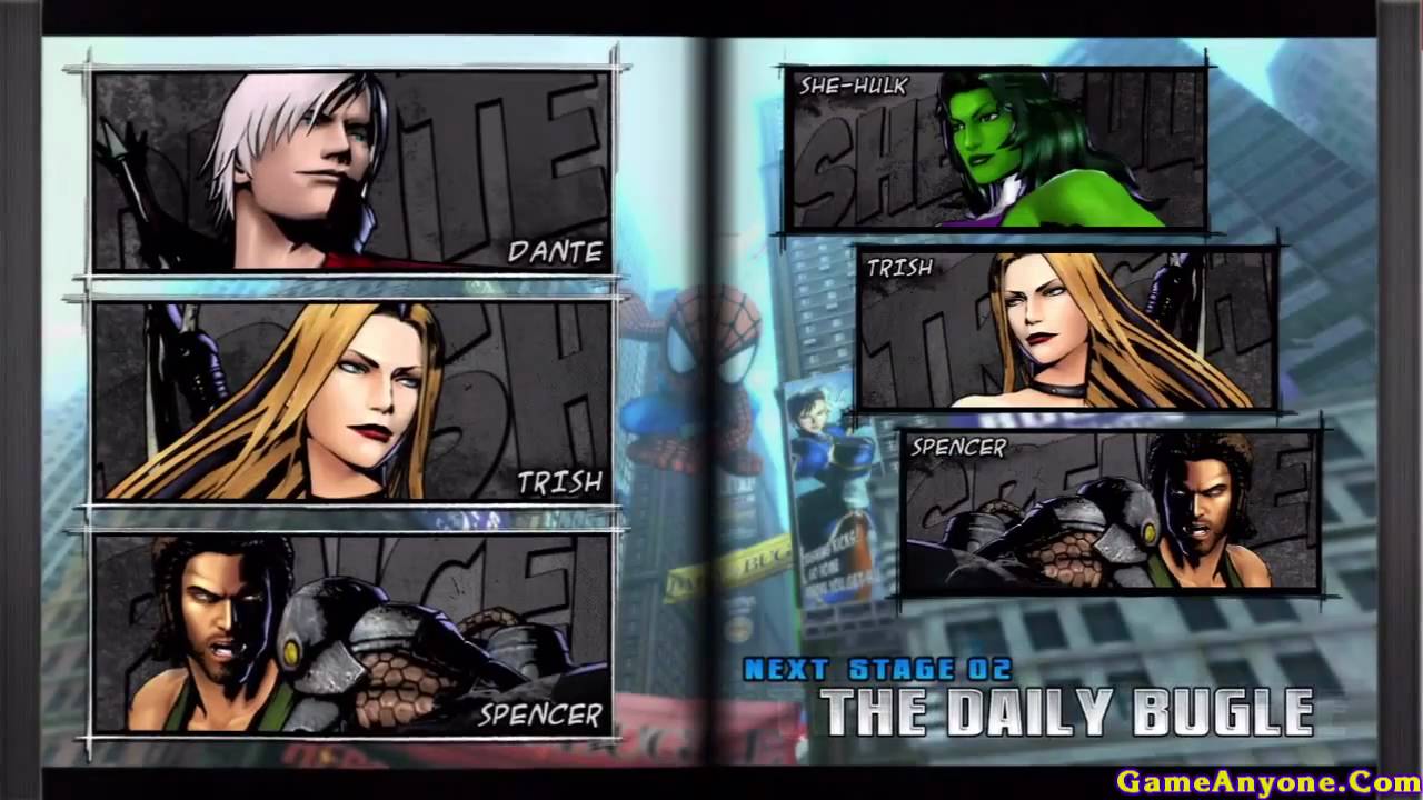 Marvel vs Capcom 3: Fate of Two Worlds (Dante, Trish, Nathan 