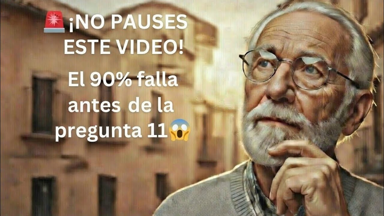 🚨 ¡NO PAUSES ESTE VIDEO!El 90% falla antes de la pregunta 11 😱