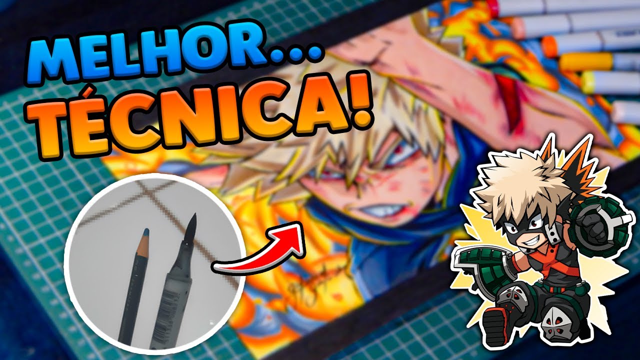 A PINTURA PERFEITA...| Drawing - Bakugou (Boku no Hero)