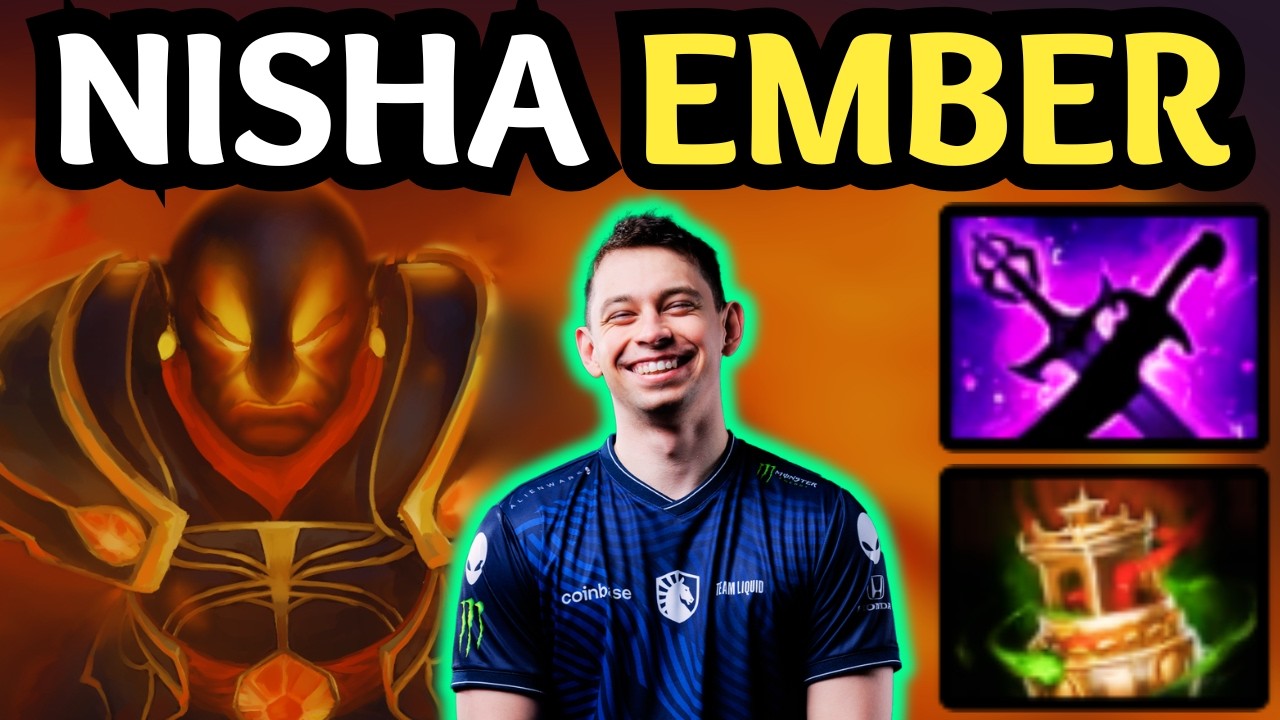 🔥 NISHA EMBER SPIRIT Mid vs Betboom — Infinite Remnant & Sleight Domination 🔥 Dota 2 Gameplay