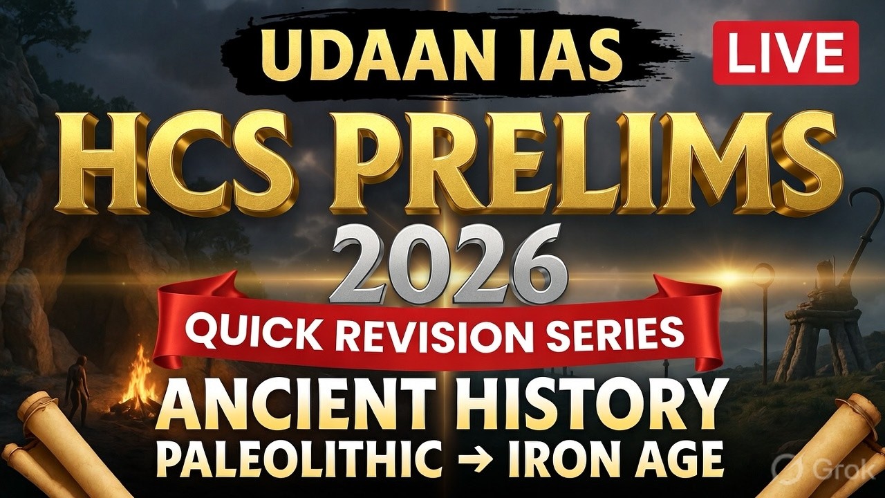 HCS 2026 Prelims | History 1 Shot Quick Revision Series | Full Syllabus