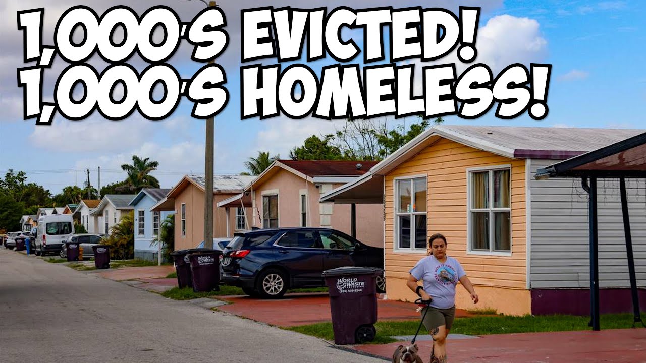 Thousands Evicted! Thousands Homeless! Mobile Home Park Disaster: Don't Buy a Mobile Home!