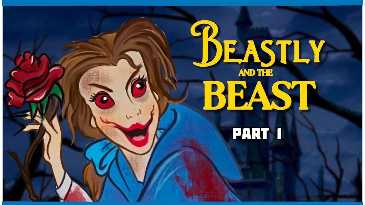 Twisted Disney 🤫 Beauty and the Beast: A Darker Tale🌹#disney #art #creative