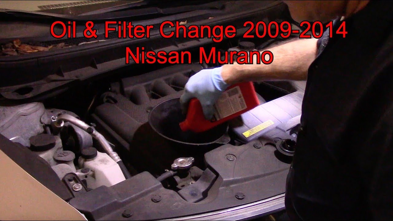 Oil Change 2010 Nissan Murano