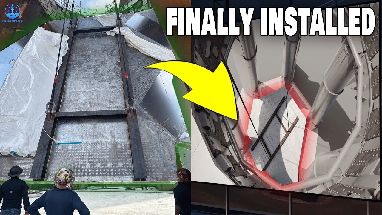 JUST IN! SpaceX massive water plate Installed, S28 new payload door, and Ariane 5 is gone!