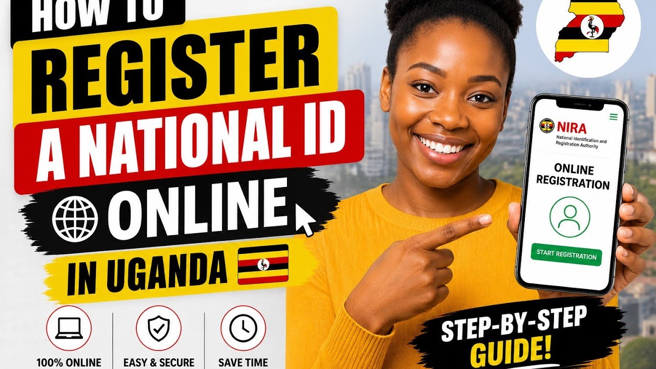How to Apply for a National ID Online in Uganda (NIRA 2026 Step-by-Step)