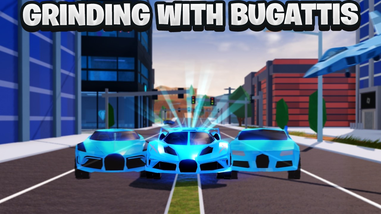 Испытание «Только Bugatti» в Roblox: Взлом тюрьмы!🏎️