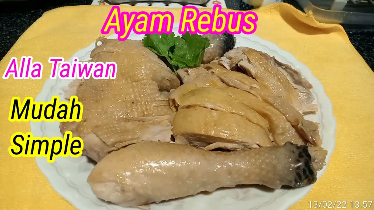 Resep Ayam Rebus Ala Taiwan || Praktis & Tekstur Jussi