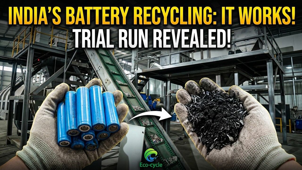 How India&rsquo;s lithium-ion battery recycling plant operates ahead of handover! 🔋♻️ Full-scale trial run