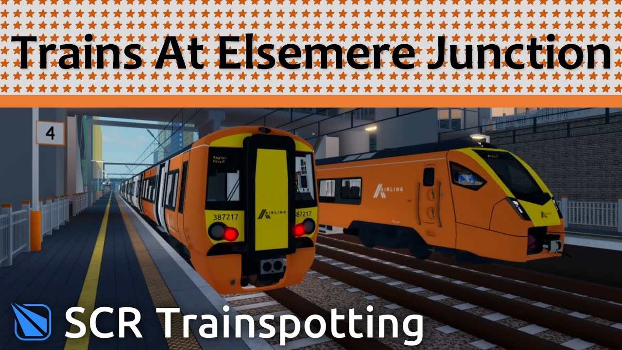 Trains At Elsemere Junction - SCR Trainspotting 2025
