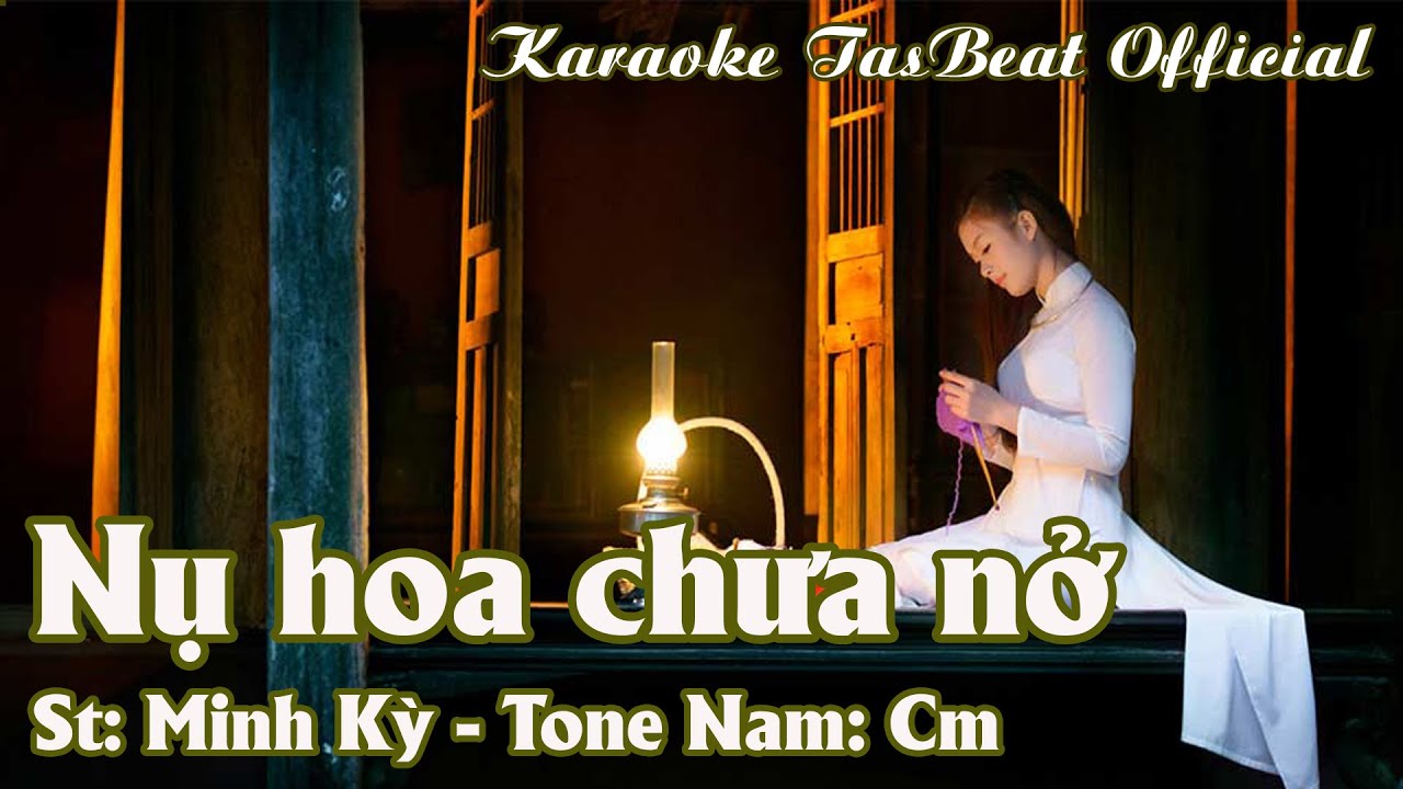Karaoke Nụ Hoa Chưa Nở Tone Nam | TAS BEAT