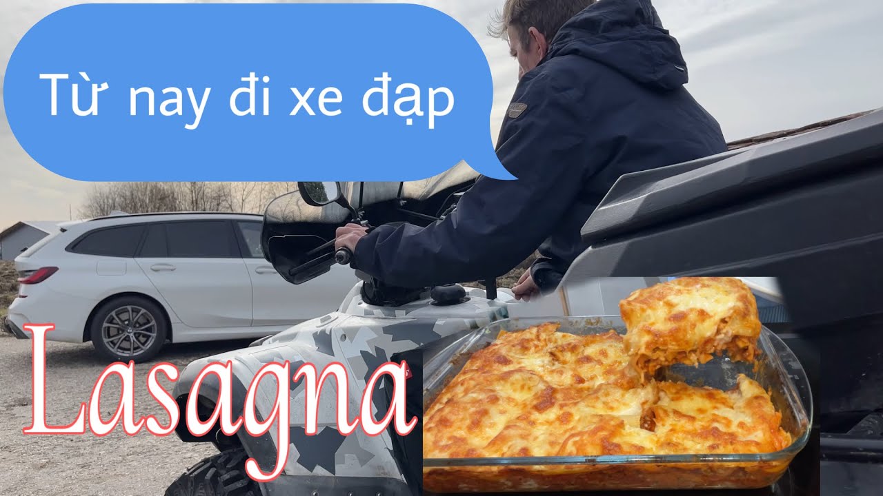Hư xe 4 bánh, Andi muốn đi làm bằng xe đạp. Làm món này Calvin ăn sạch đĩa | Cuộc sống ở Đức