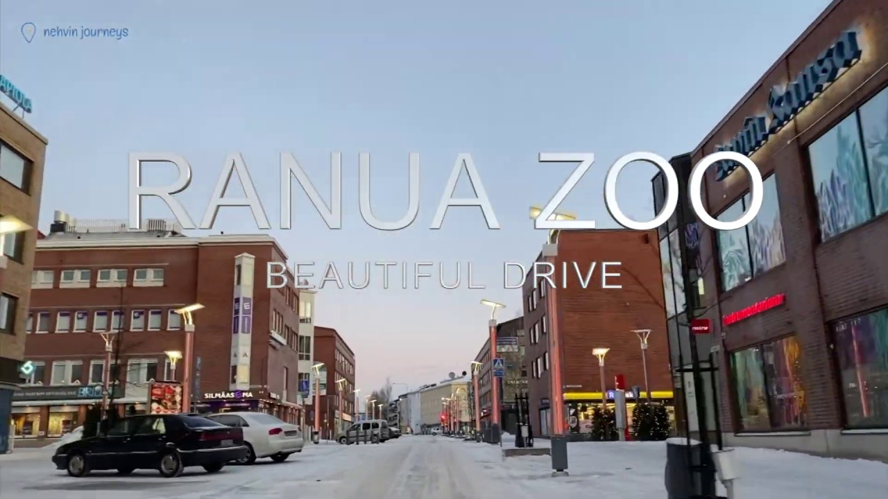 2020 Drive to Ranua Zoo | Snow Driving | Icy Conditions | Lapland | Finland Winter | Scenic Drive