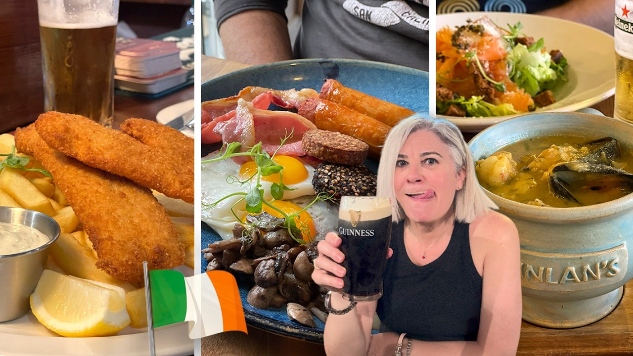 10 COMIDAS QUE PROBÉ EN MI VIAJE A IRLANDA | De Dublín a Belfast