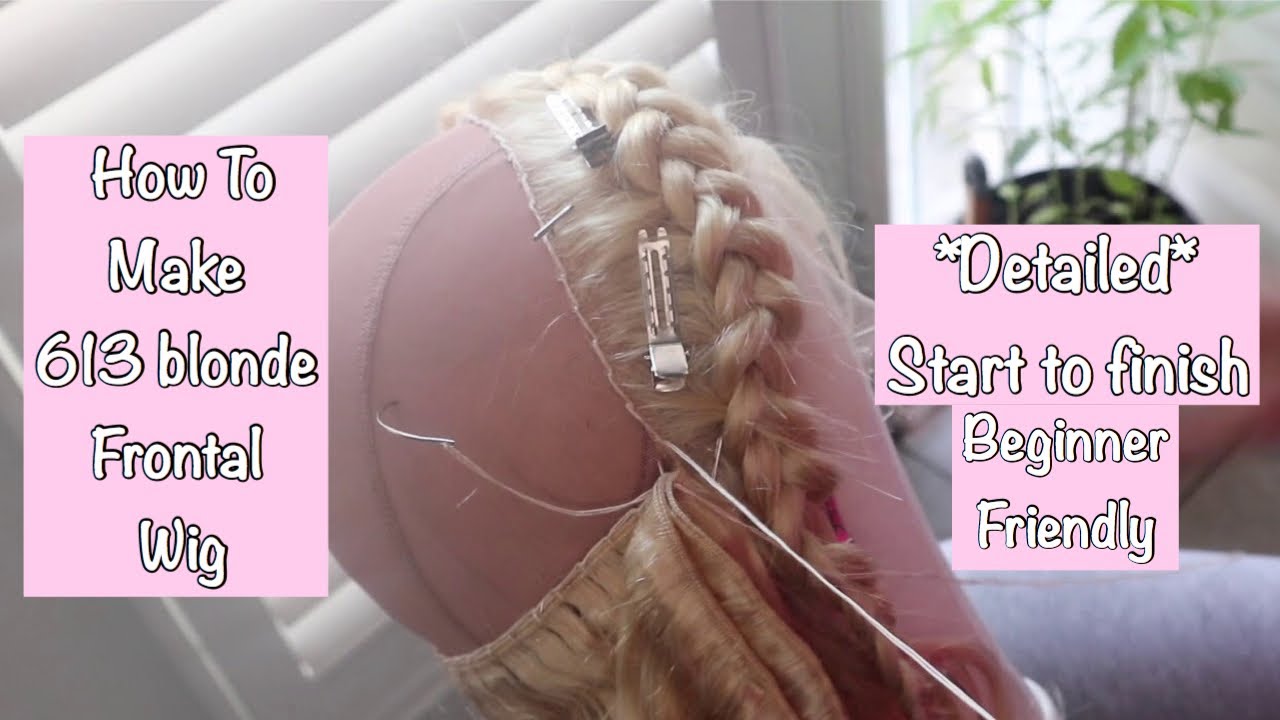 How To Make A Lace Frontal Wig || 613 Blonde || VOLYS VIRGO Aliexpress