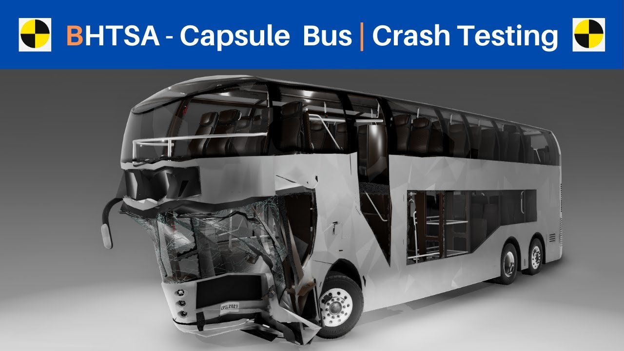 Cycjos Capsule Bus Crash Testing | BHTSA | BeamNG