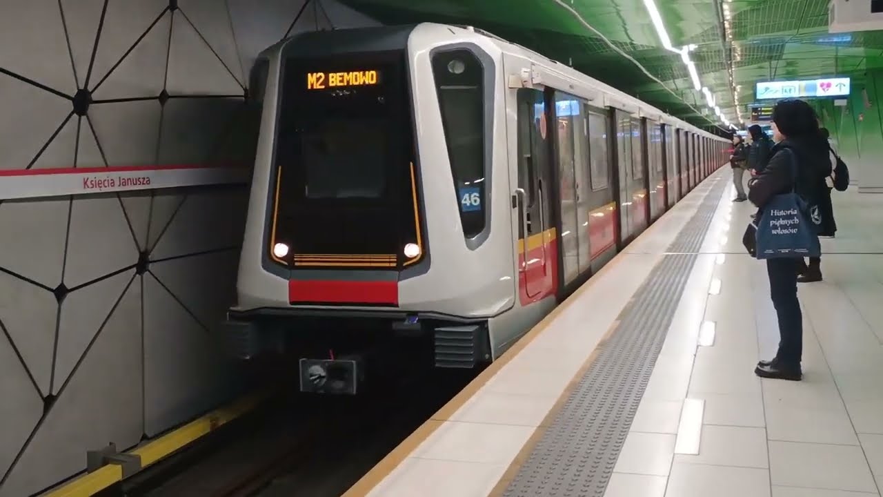 Pociągi Metra Warszawskiego na linii M2 cz.(2/2)