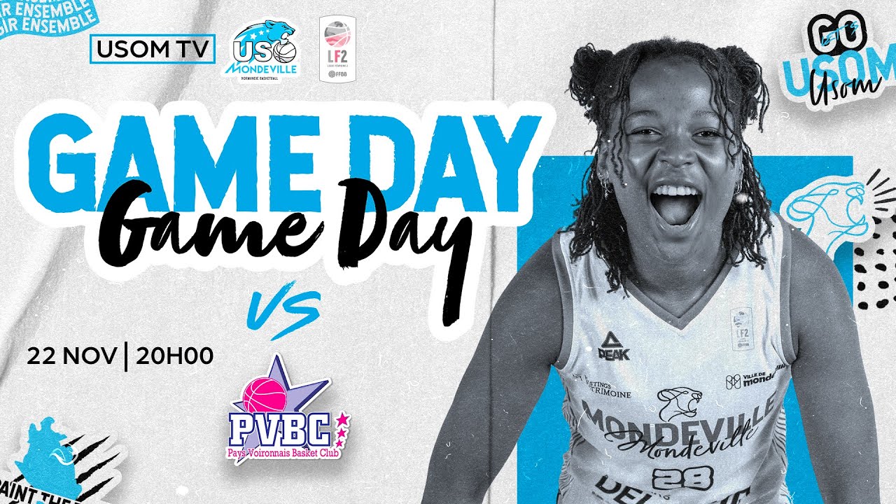 [REPLAY] USO Mondeville Basket - Pays Voironnais Basket Club | J8 Ligue Féminine 2 2025/2026