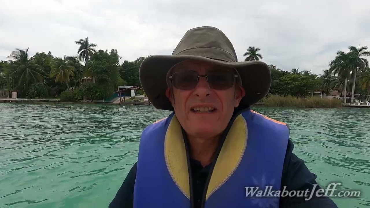 Day 101 - Kayaking Seven Colour Lagoon, Chetumal, Mexico