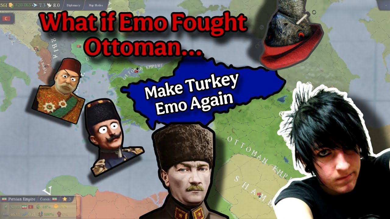 What if the Emos(and Emus) fought the Ottoman Empire.... AOH2 