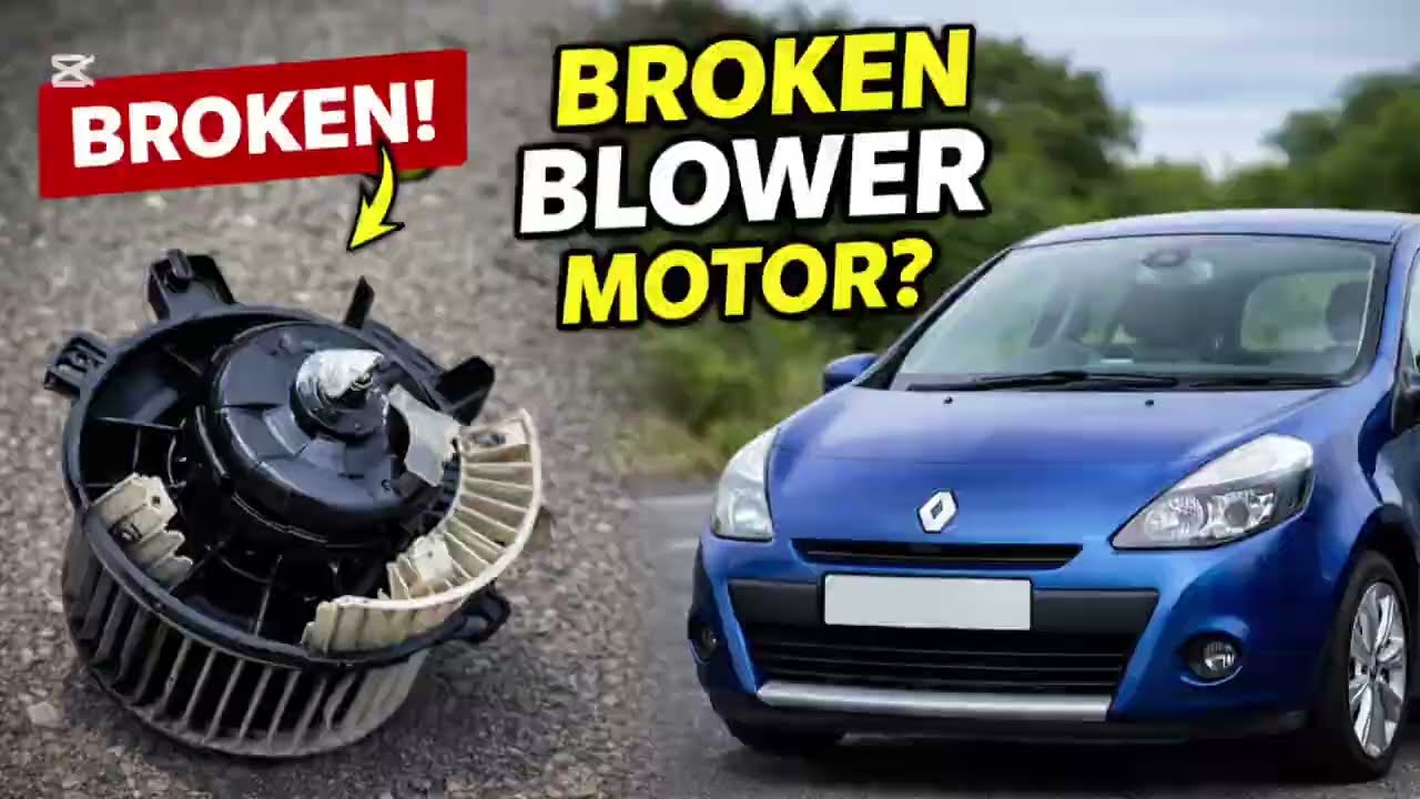 Renault Clio Mk3 Heater Fan Not Working? Blower Motor Removal & Fix DIY