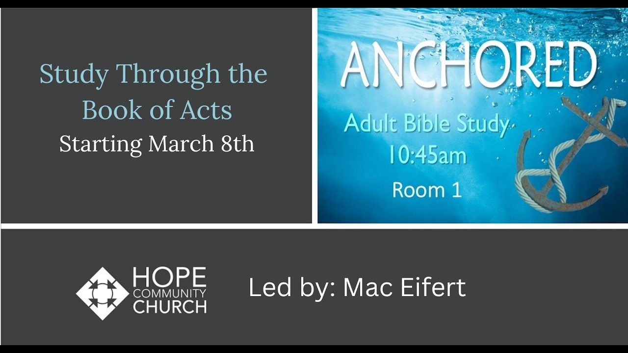 A Study Through the Book of Acts
