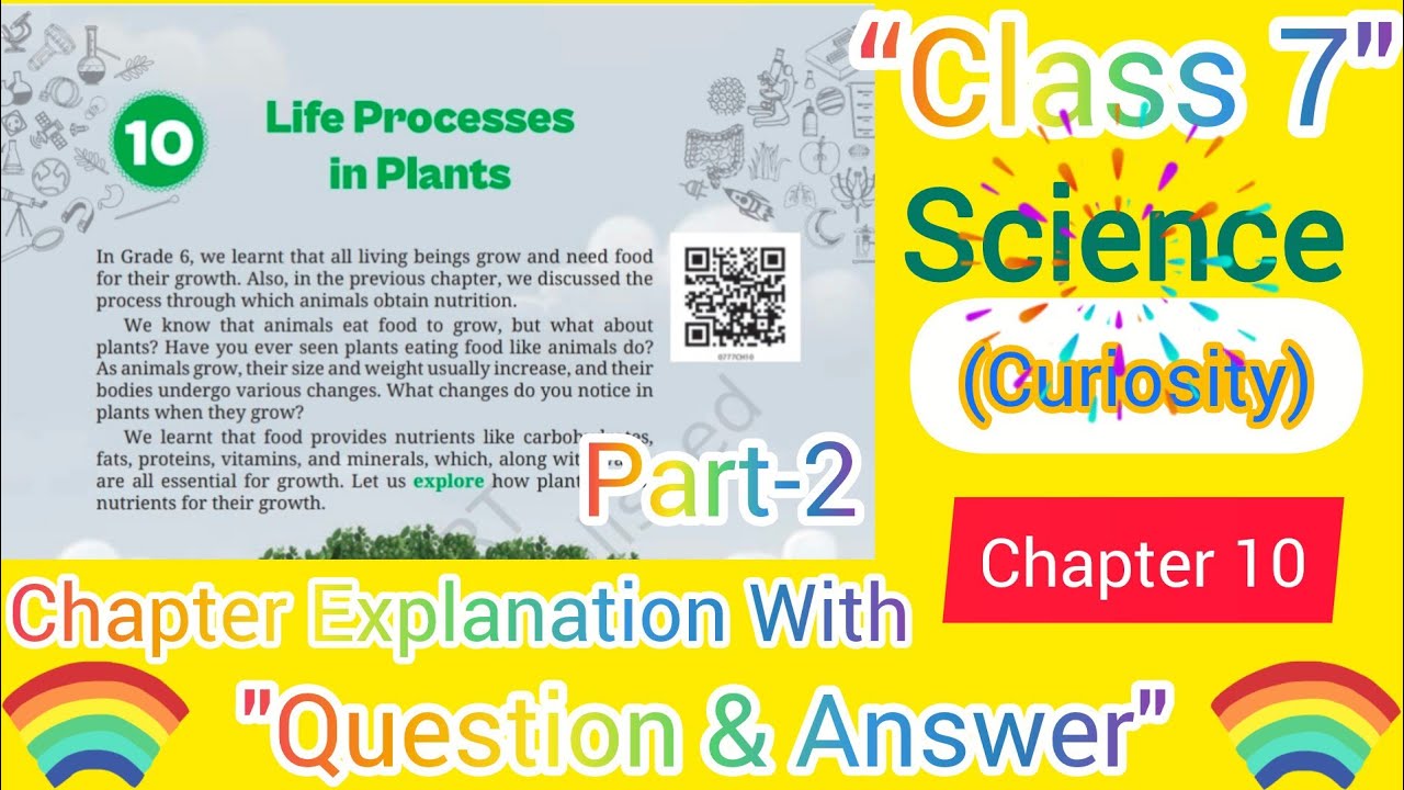 Class 7 Science Chapter 8 | Life Processes in Plants Part 2 | Full Explanation | Q&A