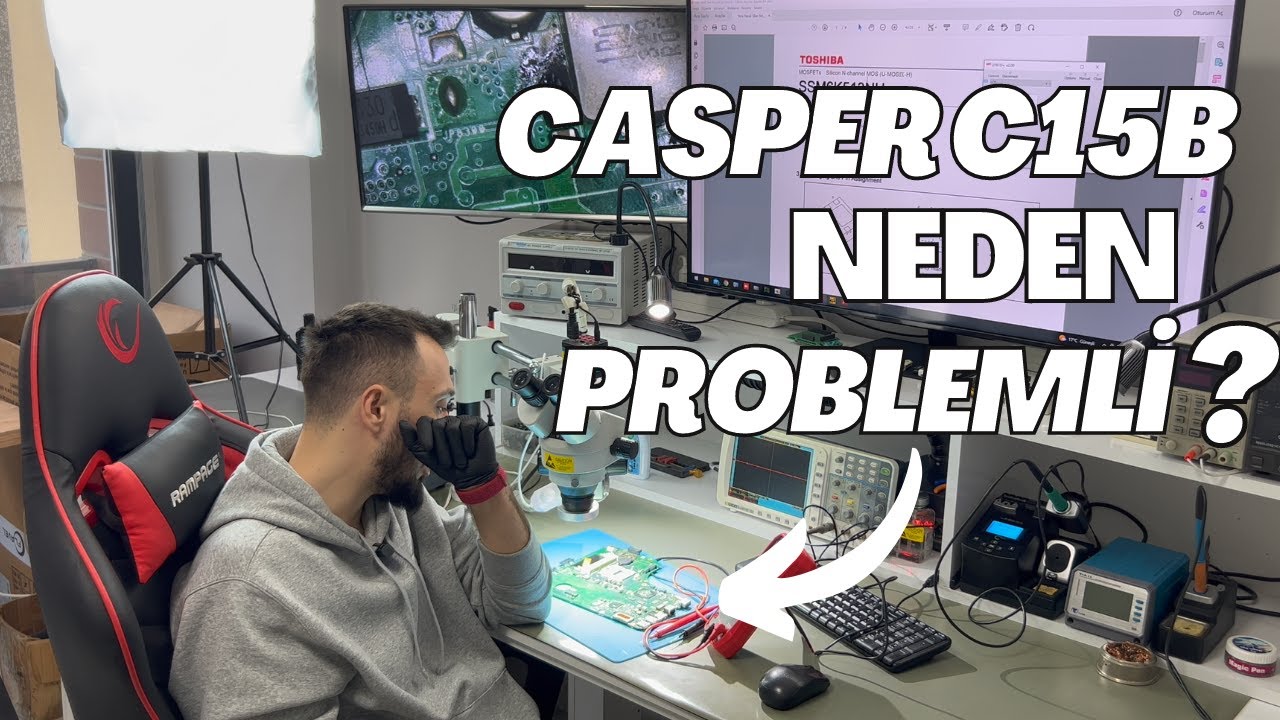 Yine bir Casper notebook vakası | Casper C15B Anakart sorunları