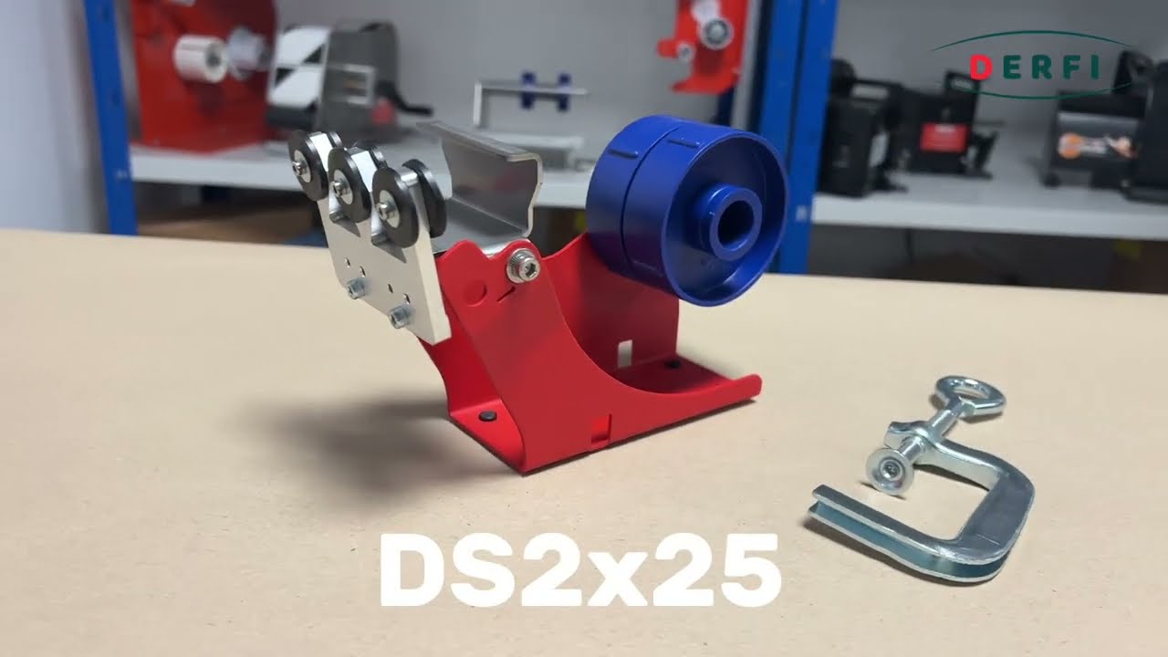 Dévidoir manuel sécurisé 2 pistes⎮ DS2x25 ⎮ DERFI