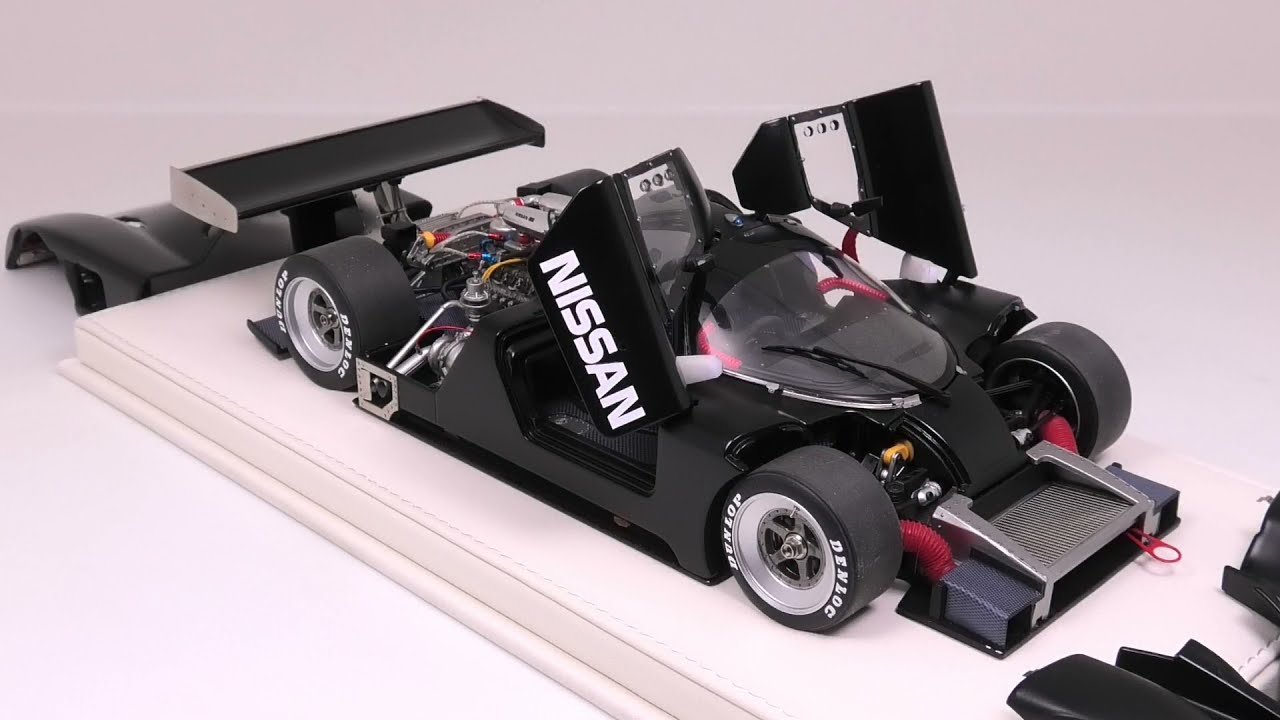 A CLOSER LOOK - Exoto Models - Nissan R89C Test car Shakedown Paul Ricard
