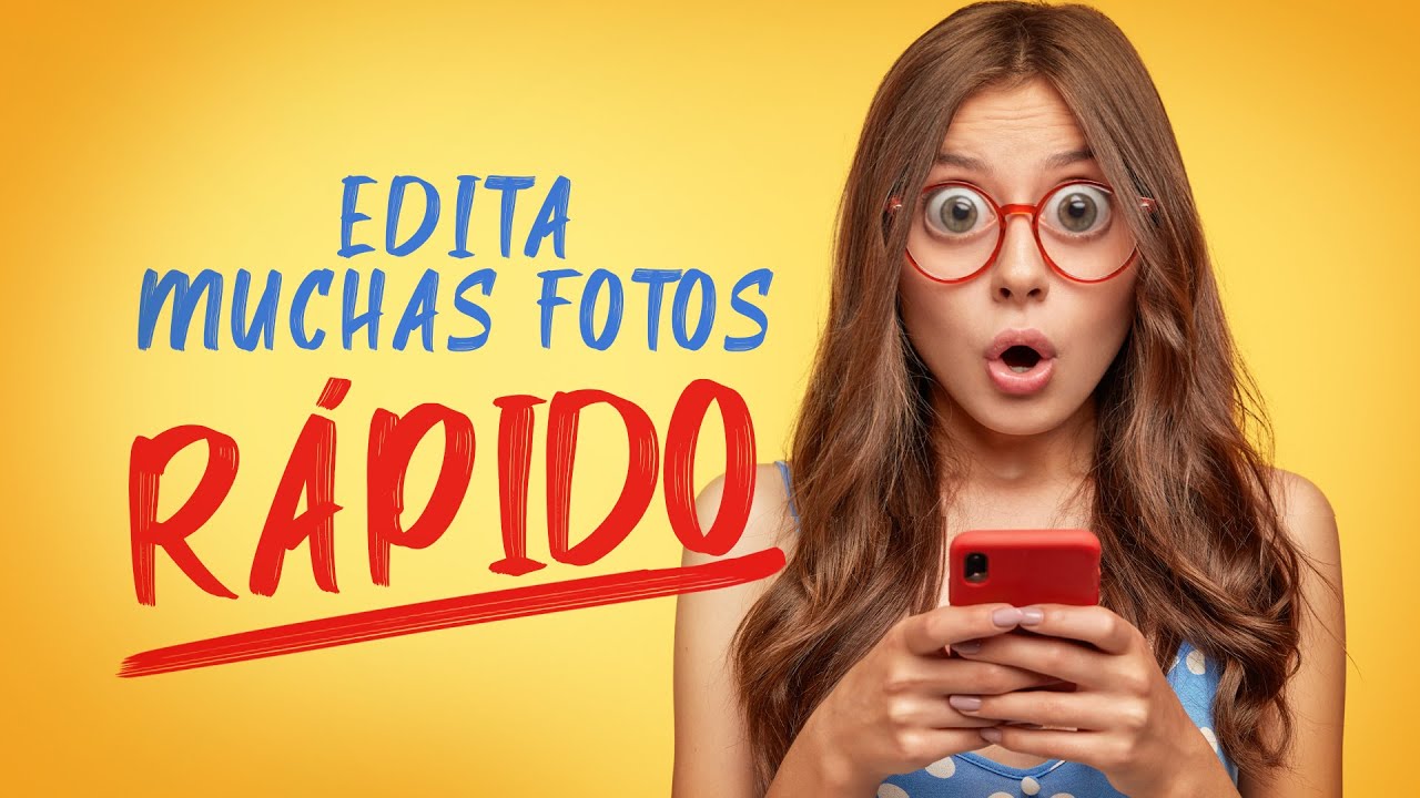 Como editar muchas fotos a la vez en Photoshop 😲🤯 100 FOTOS en 1 min😲🤯 no es clickbait