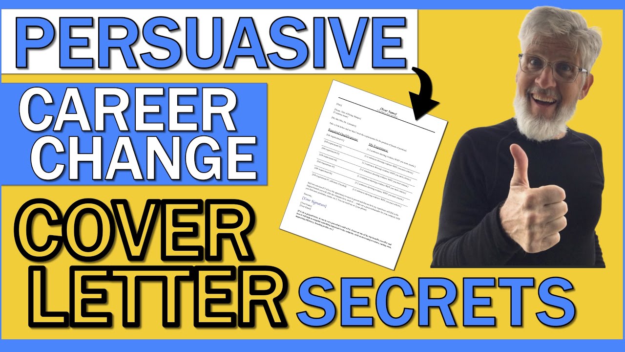 TRANSFERRABLE SKILLS COVER LETTER | Persuasive Career Change Cover Letter Secrets