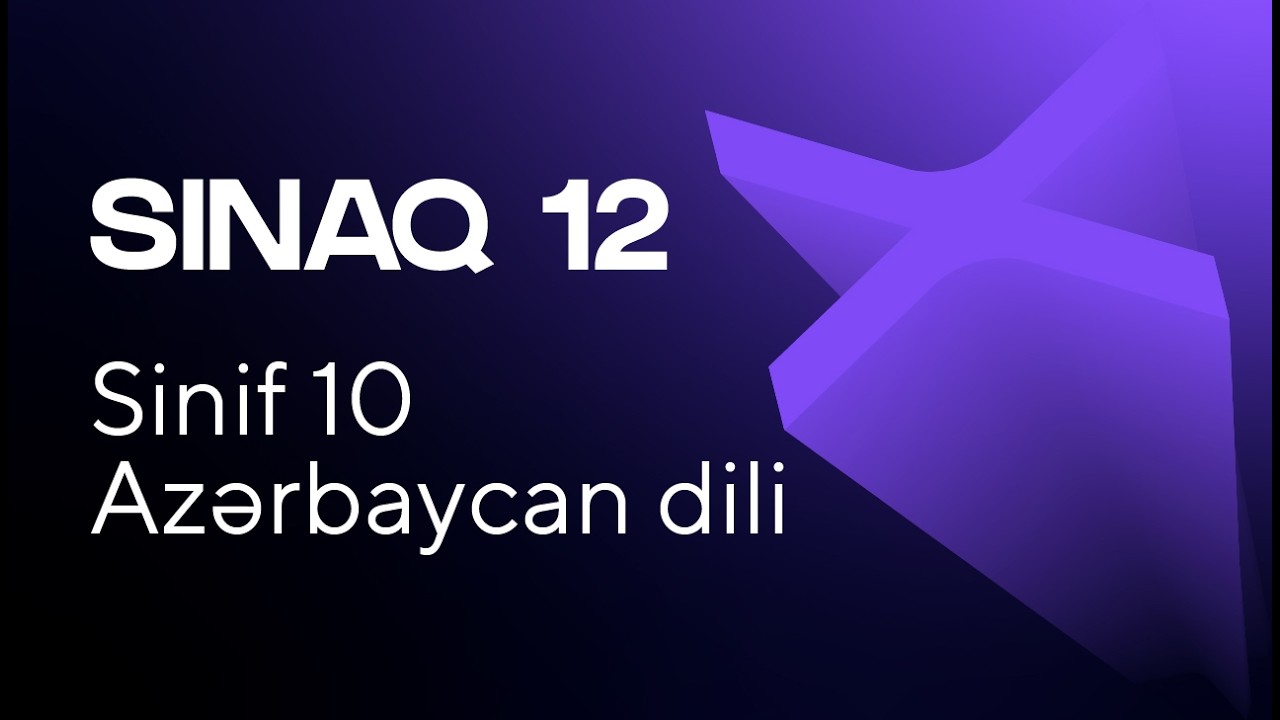 Azərbaycan dili 10-cu sinif   Güvən Sınaq 12 Buraxılış fənləri üzrə