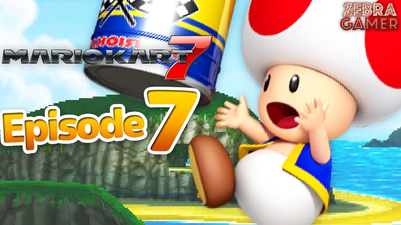 Mario Kart 7 Gameplay Walkthrough Part 7 - Toad! 100cc Shell Cup & Banana Cup!