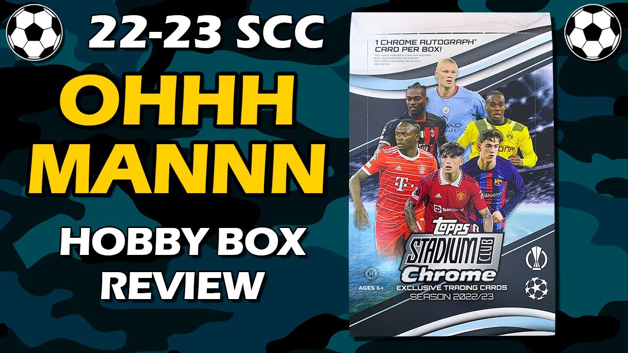 WHAT A SET!! 2022-23 Topps Stadium Club Chrome UEFA (SCC) Hobby Box Soccer Review