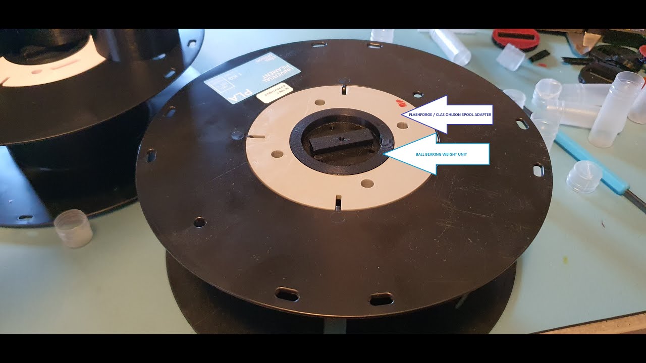 Toffypops Flashforge/Clas Ohlson Spool Weight - Makerworld
