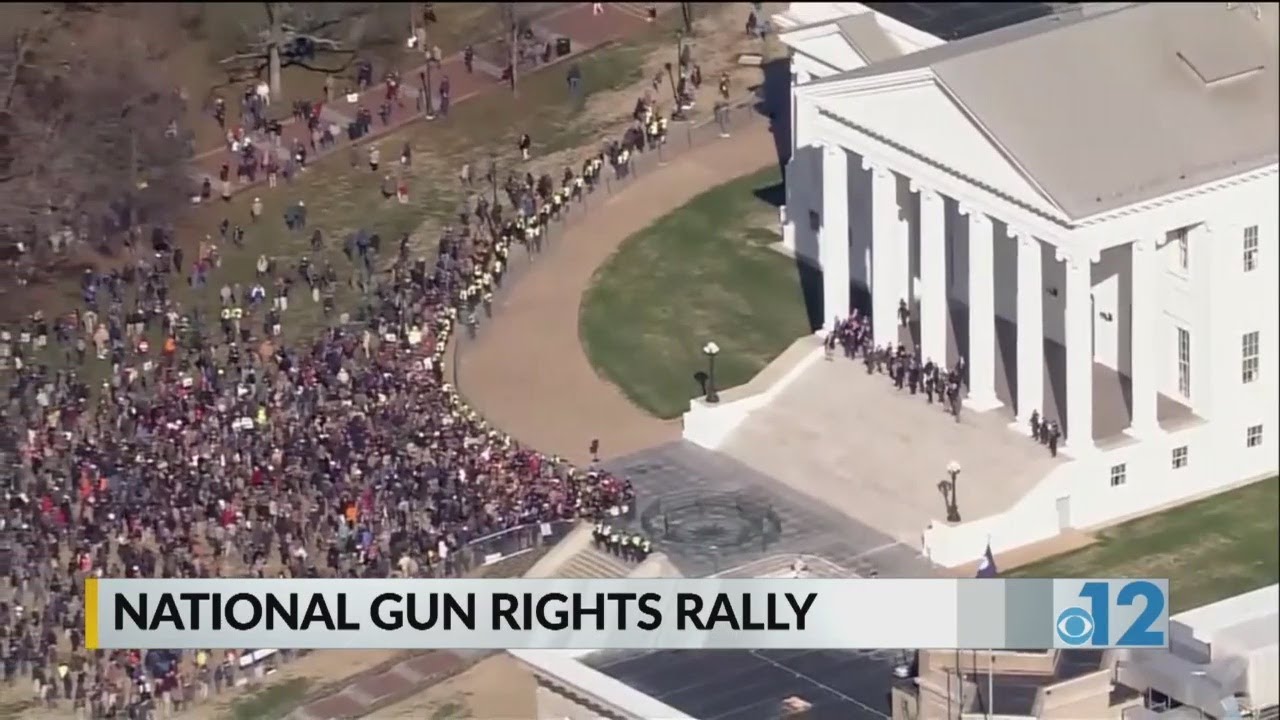 Pro-gun rally by thousands in Virginia ends peacefully