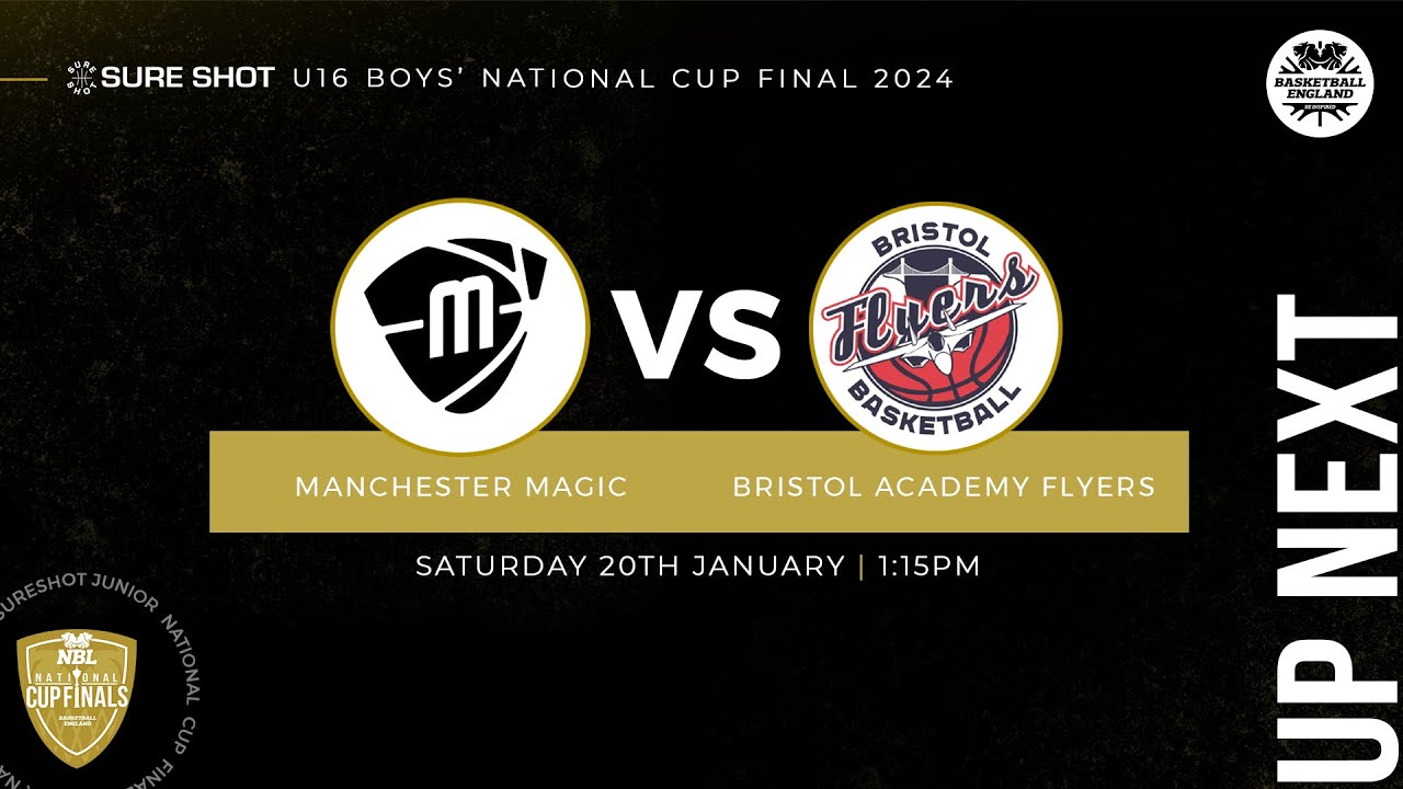 U16 Boys Sure Shot Junior National Cup Final 2024: Manchester Magic v Bristol Academy Flyers