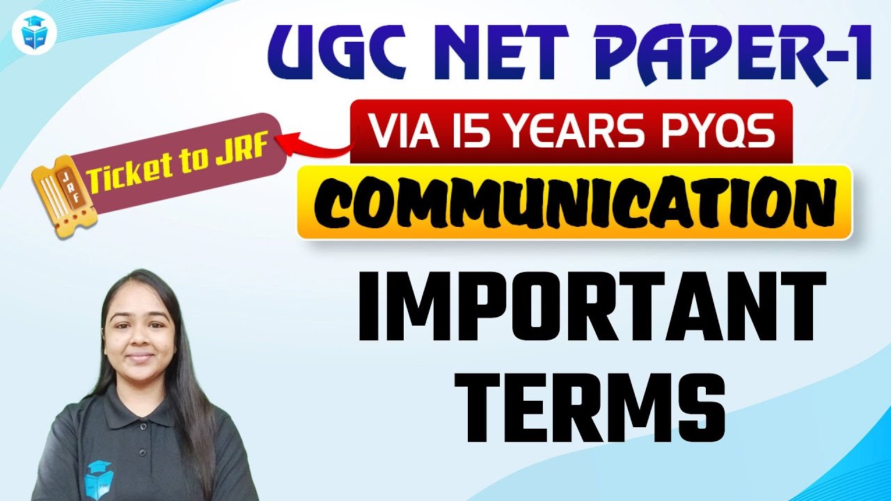 UGC NET Paper 1 Communication Important Terms by Juhi Mam | UGC NET June 2025