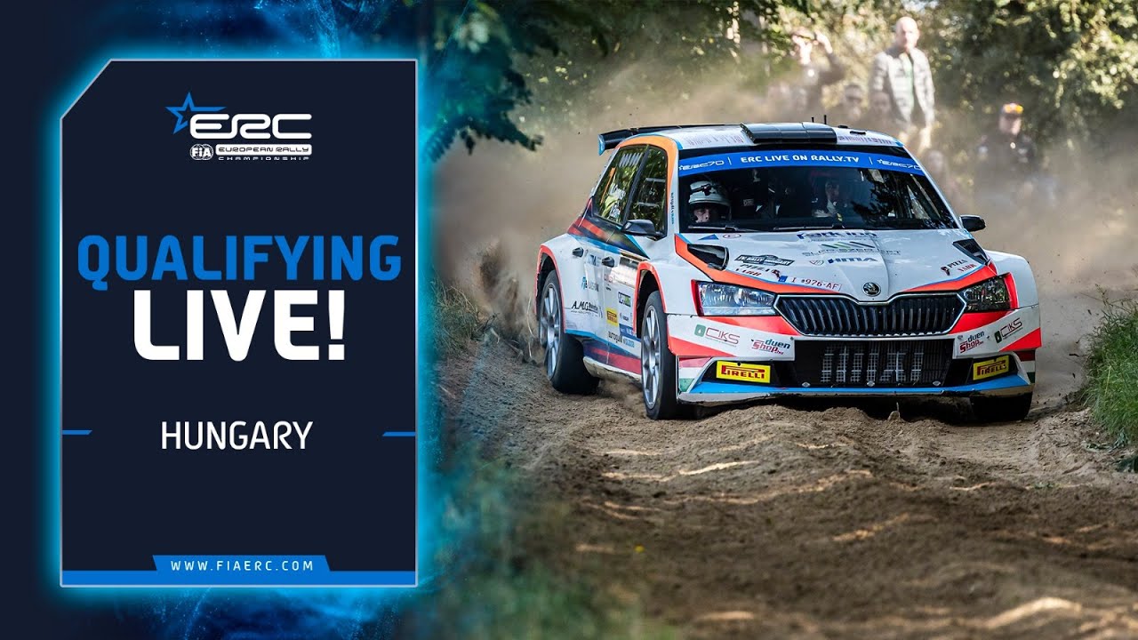 🔴 Qualifying LIVE! | ERC V-Híd Rally Hungary 2024