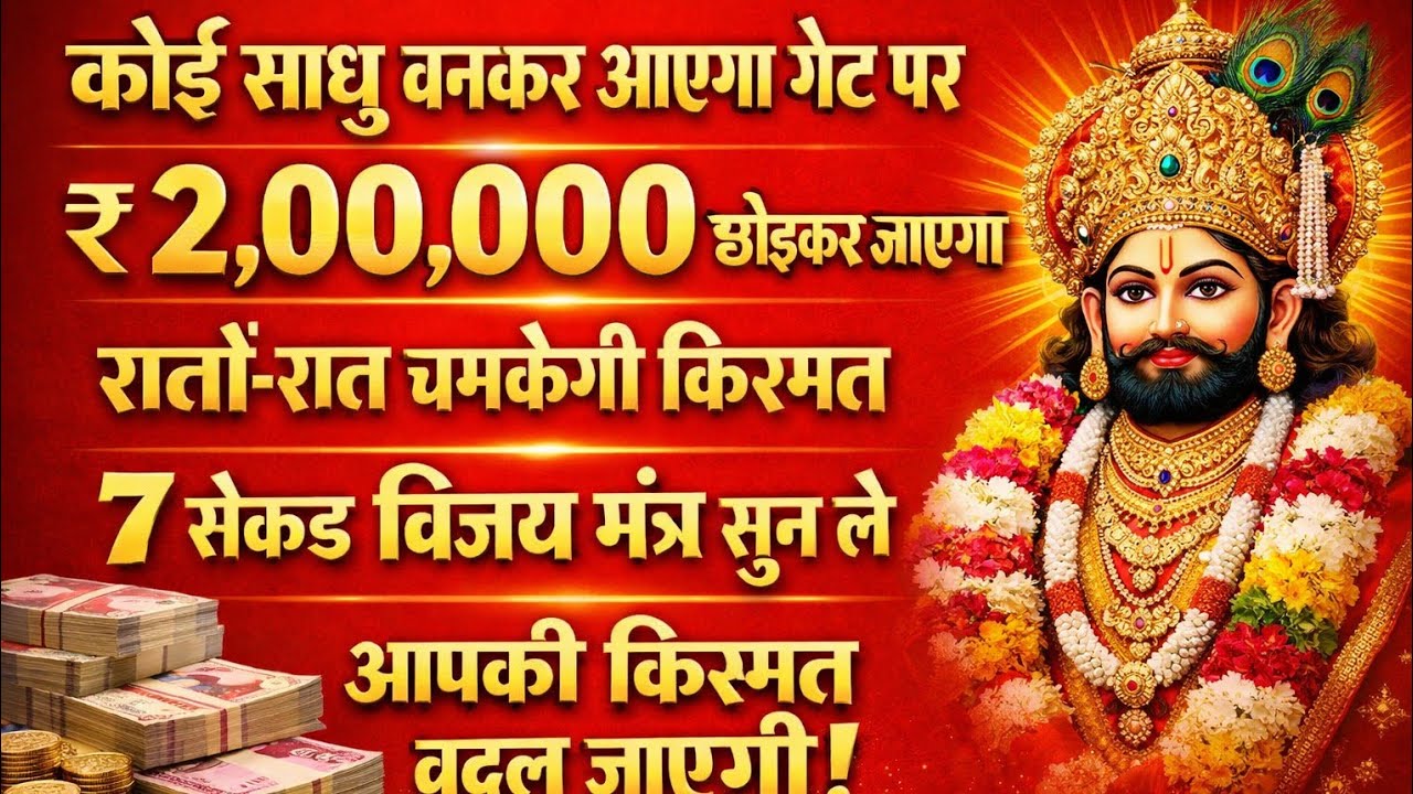 आज श्याम बाबा ने बुलाया है 🙏जिसे श्याम पर भरोसा है, वो जरूर देखे