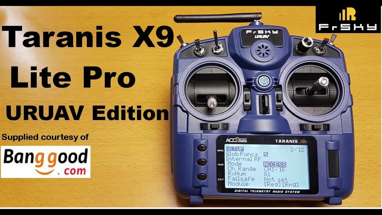 FrSky Taranis X9 Lite Pro URUAV Edition Radio Control Transmitter review
