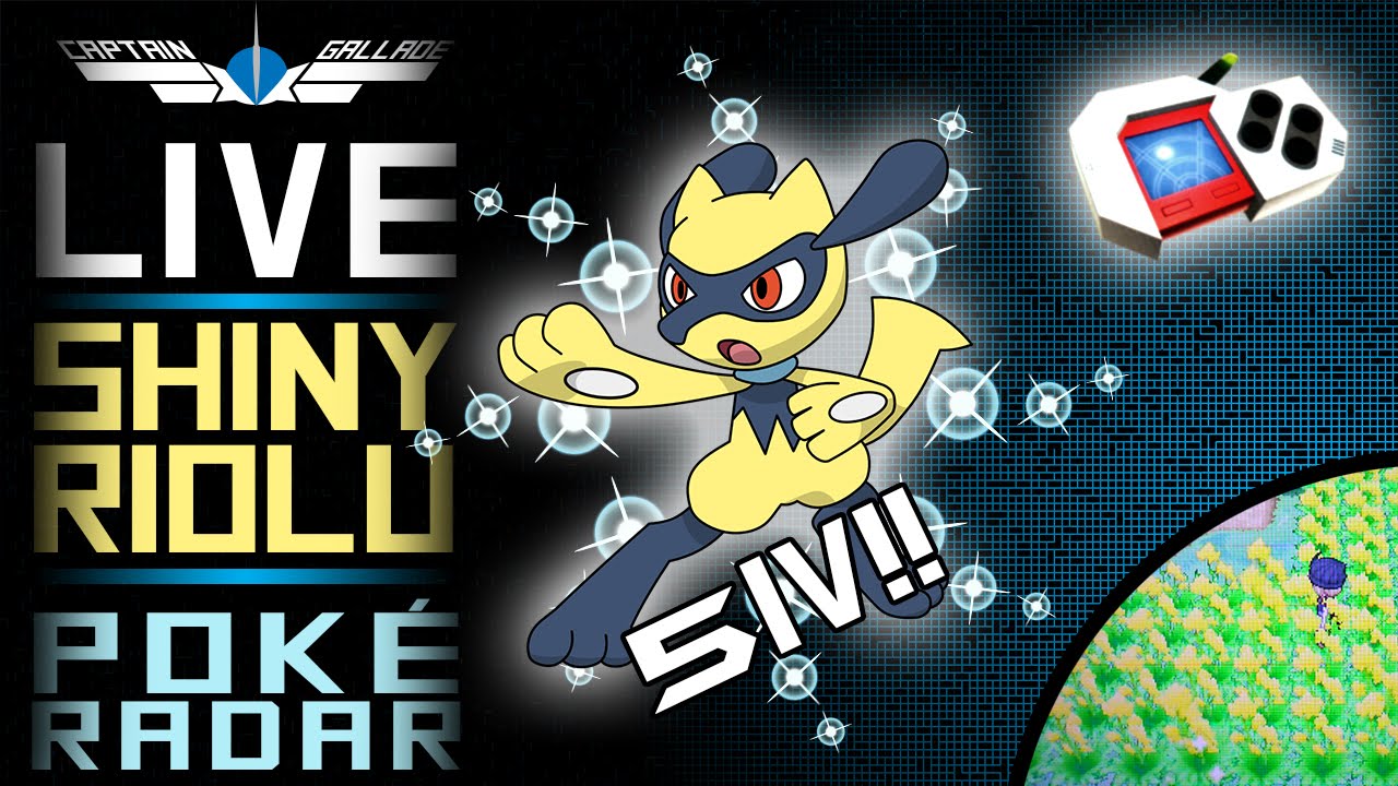 [Live + shiny patch] Shiny 5IV Riolu after a 40 Poké Radar chain | Pokémon X